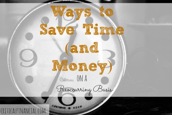 saving time, saving money, ways to save