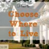 where to live, where to stay, living options