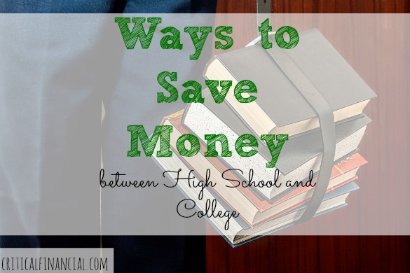 save money on high school, save money on college, saving money on school