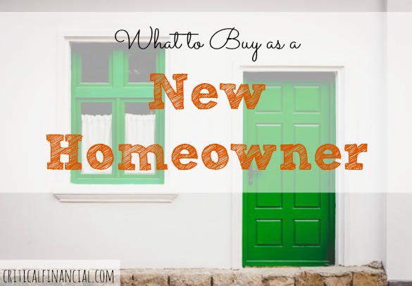 new homeowner, things to buy as a new homeowner, items to buy as a new homeowner